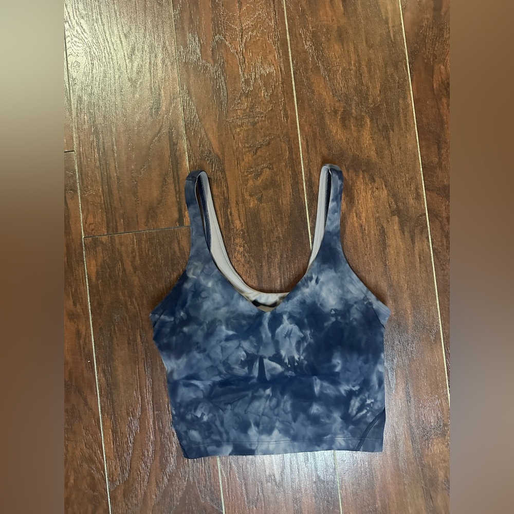 Lululemon Align Tank Top Size 4 Diamond Dye Lunar Rock True Navy